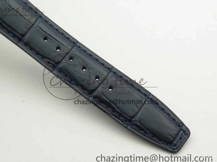 MIROTIME 1219 Affordable Portuguese Real PR Real Annual Calendar IW5035 ZF 1:1 Best Edition White Dial Blue Markers on Blue Leather Strap A 7143